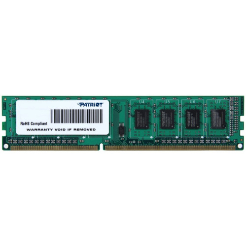 Оперативная память DDR3 4Gb 1600MHz Patriot PSD34G160081 RTL PC3-12800 CL11 DIMM 240-pin 1.5В