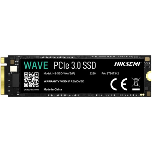 SSD HIKSEMI Wave(P) (HS-SSD-WAVE(P) 512G) 512Gb M.2 (PCI-E 3.0 x4, up to 2500/1025MBs, 3D NAND, 120TBW)
