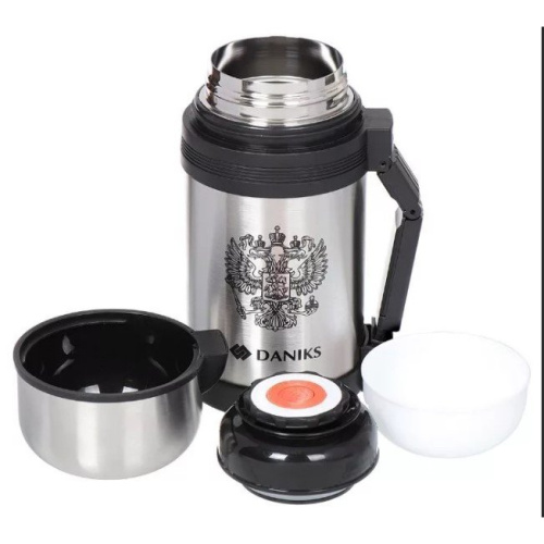 Термос Daniks SL-60GX серебристый
