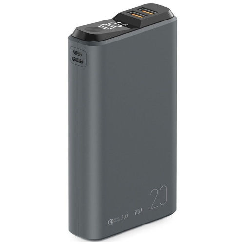 Внешний АКБ OLMIO QS-20 20000mAh 22.5W темно серый
