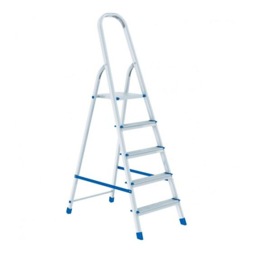 Стремянка СИБРТЕХ 97715 5ст, алюминиевая