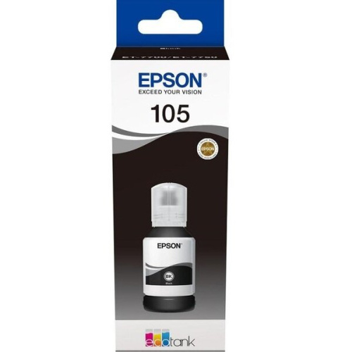 Картридж струйный Epson 105BK C13T00Q140 черный (70мл) для Epson L7160/7180