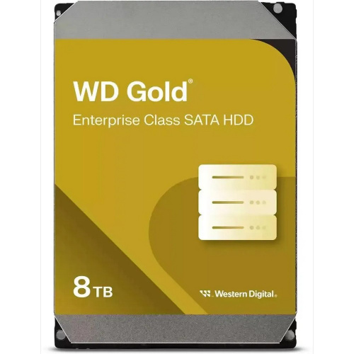 HDD WD Gold WD8005FRYZ, 8ТБ, SATA III, 3.5"
