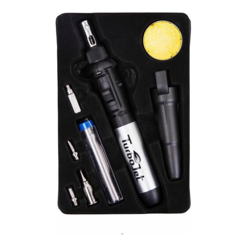 Паяльник газовый Turbojet TJ150-B с пъезоподжигом в наборе