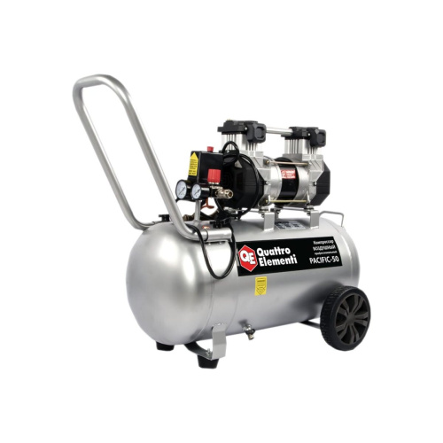Компрессор поршневой QUATTRO ELEMENTI Pacific-50 (919-761) безмасляный