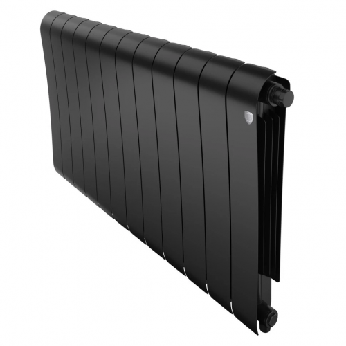 Биметаллический радиатор отопления  Royal Thermo Infinity 500 Vr80 12 Секций Noir Sable