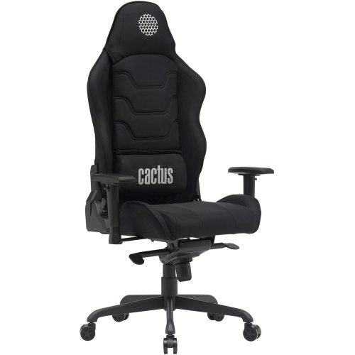 Кресло Cactus CS-CHR-MC04-BBK черный крестов. сталь