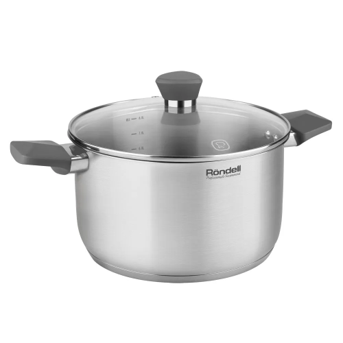 Кастрюля Rondell Strike RDS-1663 8л стальной