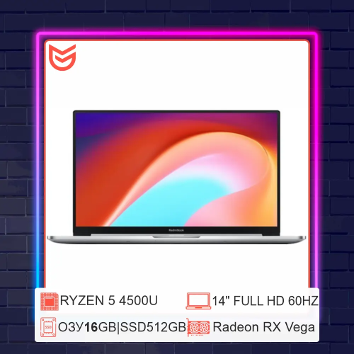 14" Ноутбук Xiaomi RedmiBook 14 | Ryzen 5 4500U | Ультрабук для работы и учебы