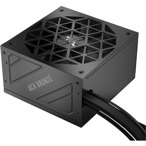 Блок питания 1STPLAYER Ack Bronze 850W Black (HA-850AA2) / ATX 3.1, PCIe 5.1, APFC, 80 Plus Bronze, full Teapo caps, 140mm fan, non-modular