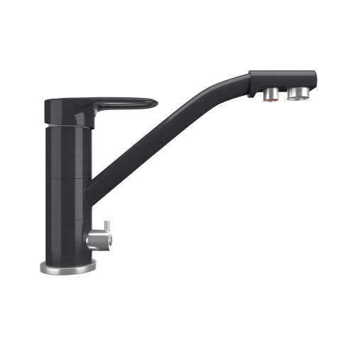 Кухонный смеситель MAUNFELD MFQT-10DGR темно-серый