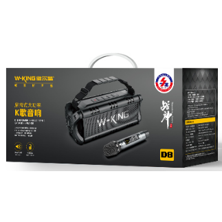 Портативная колонка W-King D8MIC черный