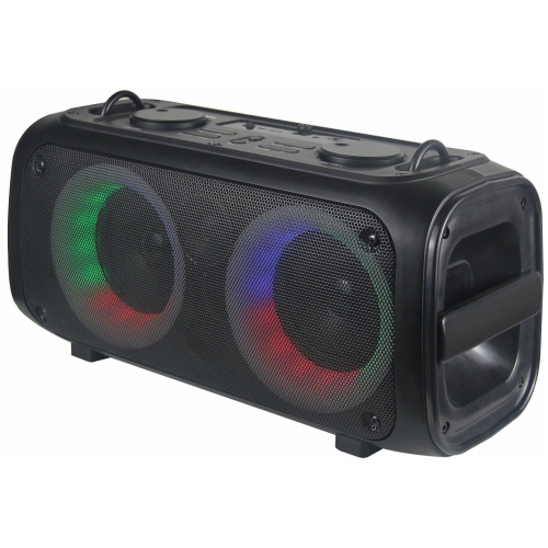 Портативная колонка Hyundai H-PS1030 черный/черный