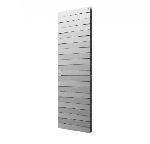 Биметаллический радиатор Royal Thermo Pianoforte Tower 300 22 Секции Silver Satin