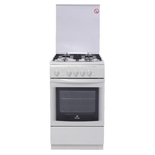 Газовая плита De Luxe 506040.04 г (кр) чр белый