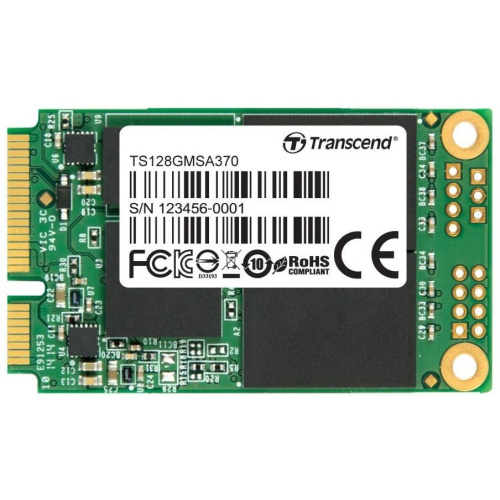 SSD Transcend MSA370 (TS128GMSA370) 128 Гб, mSATA SATA III MLC, темп. режим от 0С до +70С