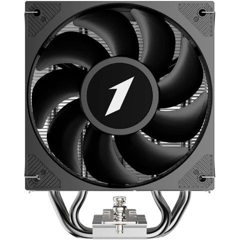 Кулер 1STPLAYER Cryo CY12 Black (CY12-BK) / 4HPx6mm, single tower, 1x120mm fan, 750-1900 RPM, 57.6 CFM, 38.2 dBA