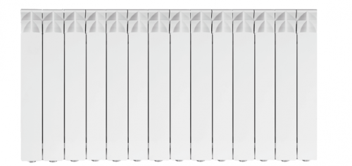 Алюминиевый радиатор отопления Fondital B4 500/100 Aleternum Bianco (14 секций)