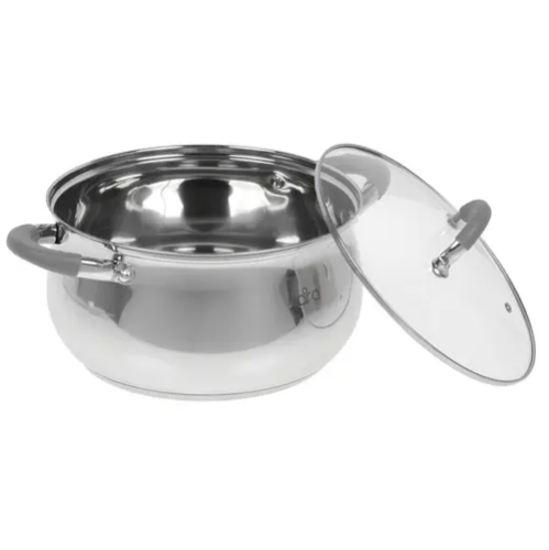 Кастрюля LARA Bell LR02-484 нерж 6,1л