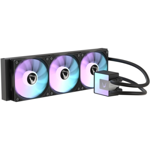 СВО Formula V Line Ice Jet Glow 360 BK, 360mm, 3x120mm, ARGB fans, LGA115X/1200/1700/1851, AM4/AM5