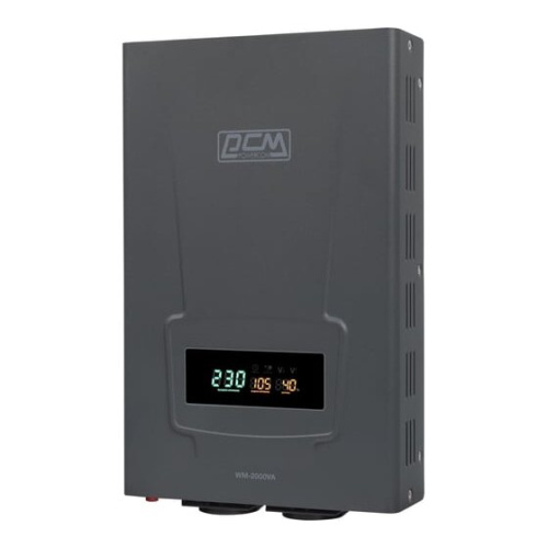 Стабилизатор напряжения POWERCOM WM-2000VA графитовый