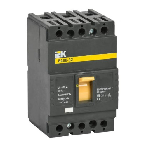 Выключатель автоматический IEK ВА88-32 SVA10-3-0100 3Р 100А 25кА