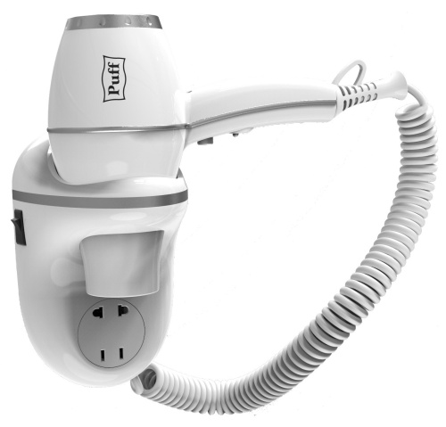 Фен Puff 1800B белый 405,011