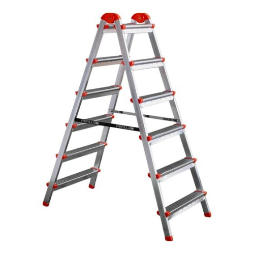 Лестница-стремянка двухсторонняя Perilla Ярус 122406 стальная 6-х ступенчатая