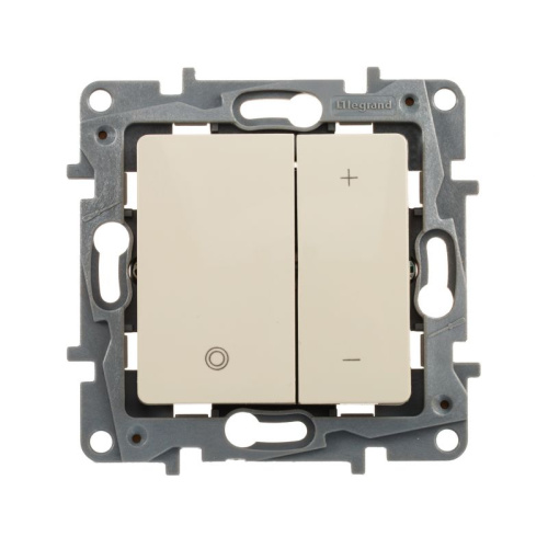Диммер Legrand Etika скрыт. кноп. IP20 слоновая кость (672318)