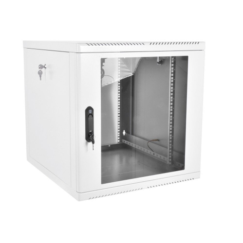 Шкаф телекоммуникационный ЦМО (ШРН-М-9.500) разборный 9U (600 х 520), съемные стенки, дверь стекло