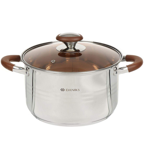 Кастрюля Daniks GS-01415-22CA Веллингтон 5л