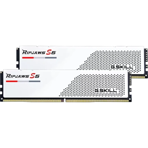 ОЗУ G.SKILL Ripjaws S5 (F5-5600J3636D32GX2-RS5W) 64GB (2x32GB) 5600MHz DDR5 CL36 (36-36-36-89) 1.25V / White