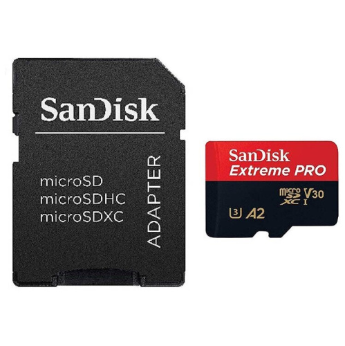 Карта памяти SanDisk (SDSQXCD-1T00-GN6MA) 1TB microSDXC Class 10 UHS-I A2 C10 V30 U3 Extreme Pro (SD адаптер) 200MB/s