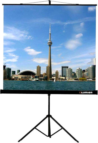 Экран на треноге Lumien 127x127см Eco View LEV-100104 1:1 напольный рулонный