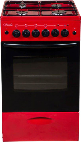 Газовая плита Лысьва ГП 400 МС-2у вишневый стеклянная крышка