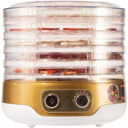 Сушилка для овощей Мастерица EFD-3051 бело-золотистый