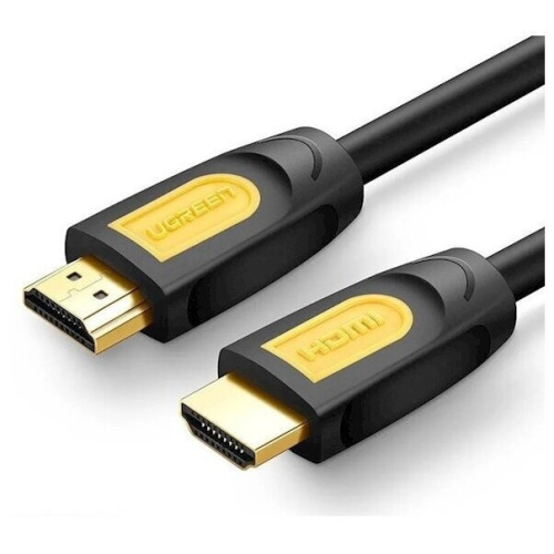 Кабель UGREEN HD101 10170 HDMI Male To Male Round Cable 10m Yellow/Black
