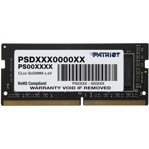 ОЗУ PATRIOT Signature Line PSD48G26662S DDR4 8Гб 8Гбх1 2666 МГц 1.2 В черный