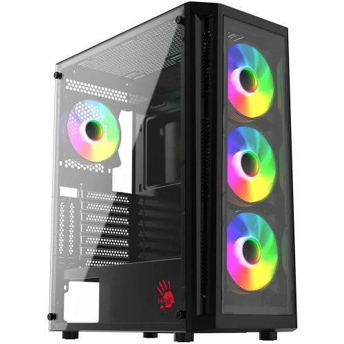 Корпус Bloody BD-CC120F черный без БП ATX 8x120mm 1xUSB2.0 1xUSB3.0 audio bott PSU