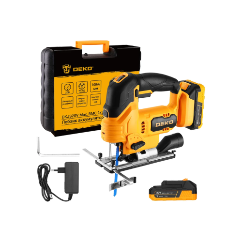 Лобзик DEKO DKJS20V Max 085-1329 2x3.0Ач+ЗУ