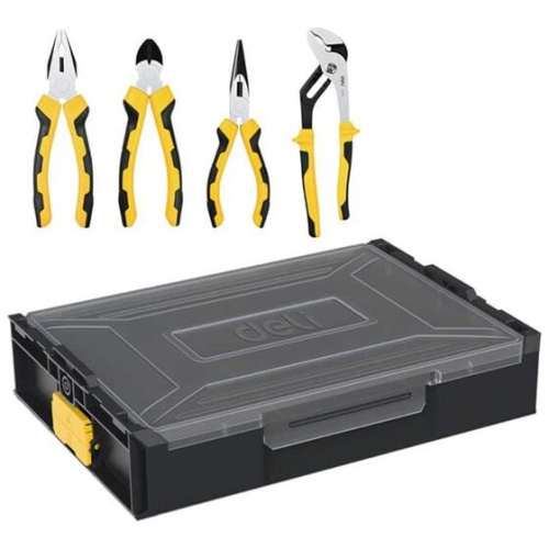 Набор шарнирно-губцевого инструмента Deli DL1204