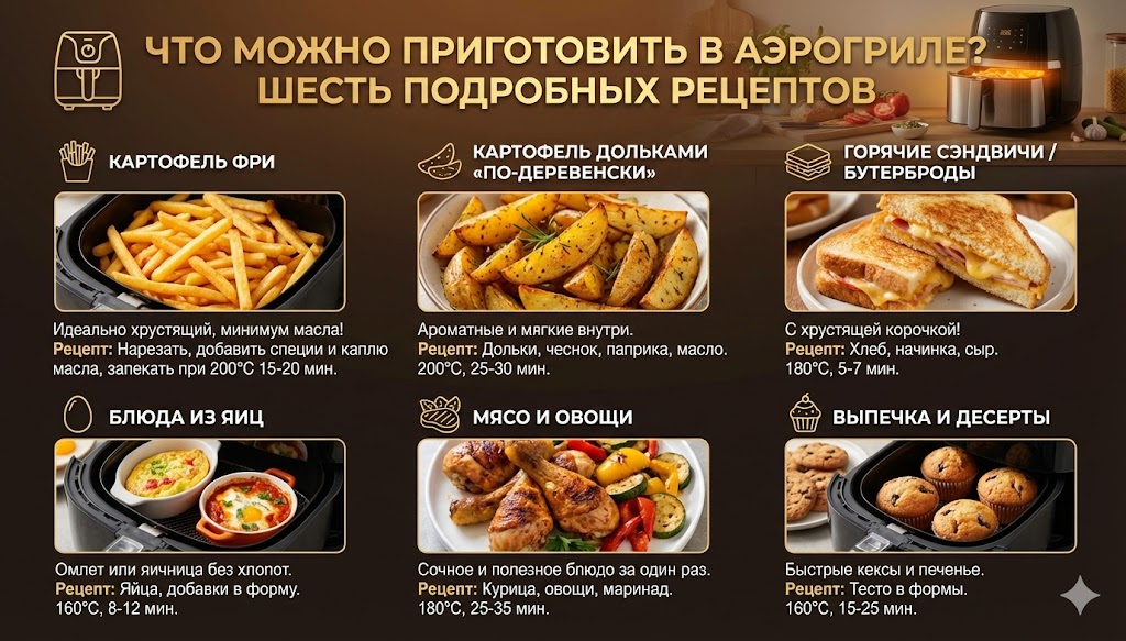 Что можно приготовить в аэрогриле? Что можно приготовить в аэрогриле?