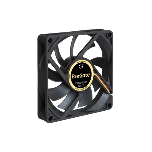 Вентилятор Exegate Mirage-S EX281212RUS 60x60x15 подшипник скольжения, 3500 RPM, 26dB, 3pin