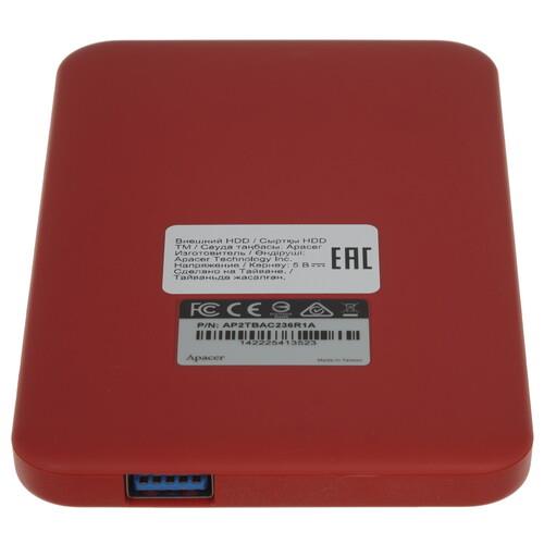 2 ТБ Внешний HDD Apacer AC236 [AP2TBAC236R-1]