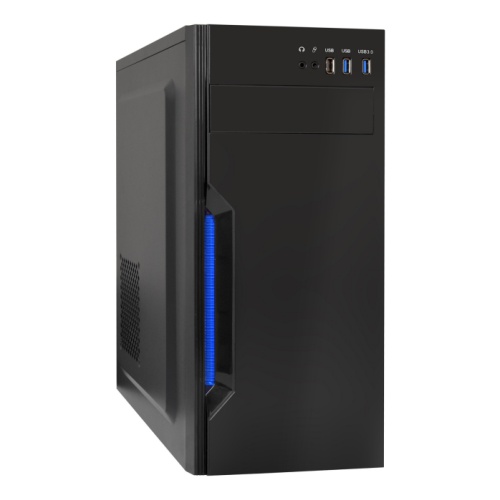 Корпус ExeGate XP-333U Black EX283075RUS ATX, без БП, 1xUSB+2xUSB3.0, Audio