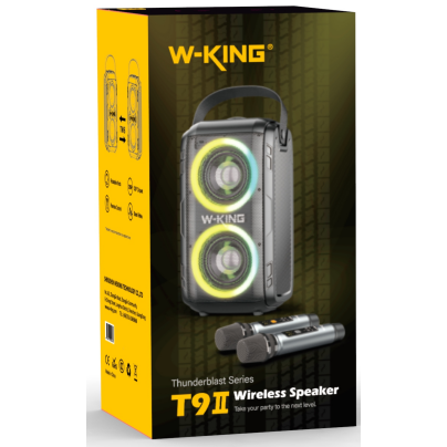 Портативная колонка W-King T9 II (черный)