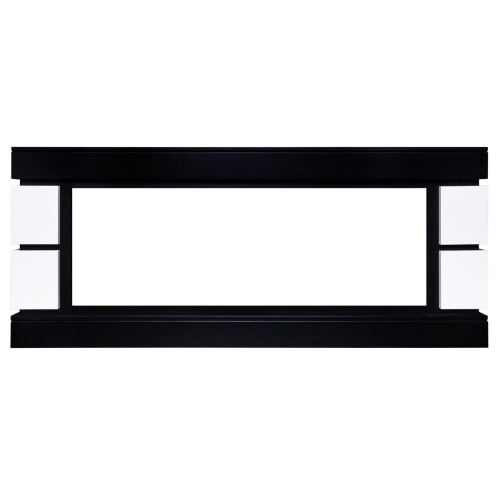 Портал каминный из МДФ линейный RealFlame Denver 50 черный матовый, чёрный, под очаг Saphir 50