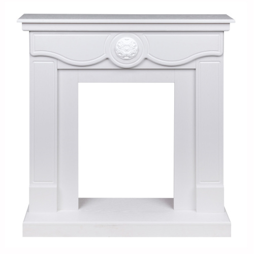 Портал каминный из МДФ RealFlame Aurora WT айвори айвори под очаги (Majestic, Fobos, Eugene, 3D Olympic) белый