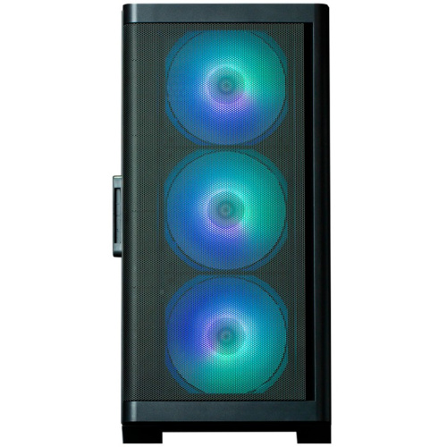 Корпус ZALMAN M4, MATX, Black, Window, 1xCombo (3.5'' or 2.5''), 1x3.5", 2x2.5", 1xUSB2.0, 2xUSB3.0, Front 3x120mm ARGB, Rear 1x120mm ARGB