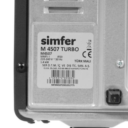 Мини-печь Simfer M4507 серебристый